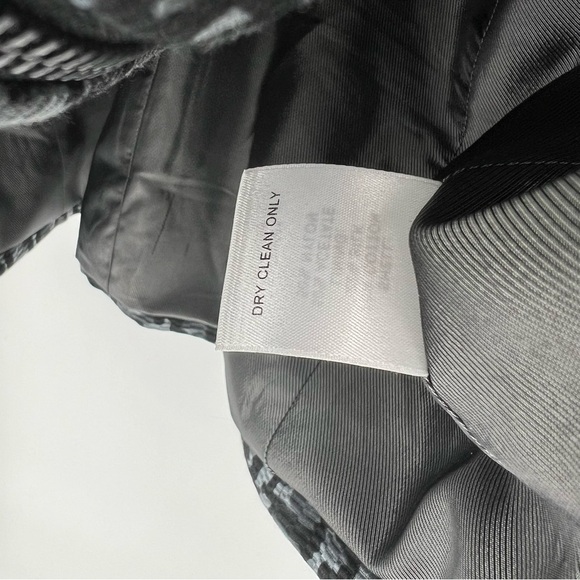 Classiques Entier Gray Black Silk Lined Full Zip‎ Coat Jacket Women’s - Picture 6 of 10